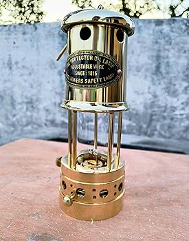 Amazon.com: Miner's Lamp Safety Coal Mine Oil Lamp | Antique